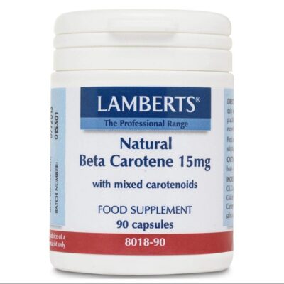 Lamberts Natural Beta Carotene 15mg 90 caps