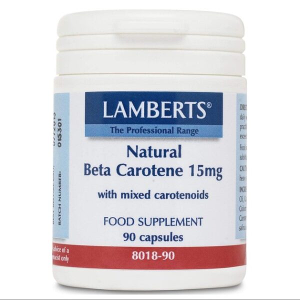 Lamberts Natural Beta Carotene 15mg 90 caps