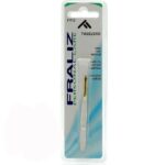 Fraliz F412 Tweezers Τσιμπιδάκι Φρυδιών με Λοξή Μύτη Χρυσή 1 Τεμάχιο