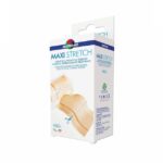 Master Aid Maxi Stretch Αυτοκόλλητο Ρολό Συνεχούς Γάζας Καφέ Χρώμα 50x8cm