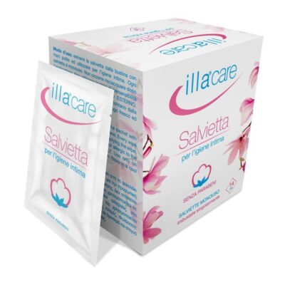 Illa Care Salvietta Intima Μαντηλάκια Καθαρισμού της Ευαίσθητης Περιοχής 14 Τεμάχια
