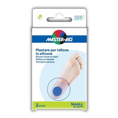 Master Aid Silicone Insole For Heels Υποπτέρνιο Σιλικόνης 2 Τεμάχια