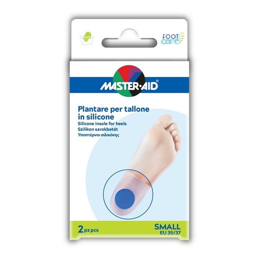 Master Aid Silicone Insole For Heels Υποπτέρνιο Σιλικόνης 2 Τεμάχια