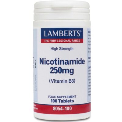 Lamberts Nicotinamide 250mg 100 tabs