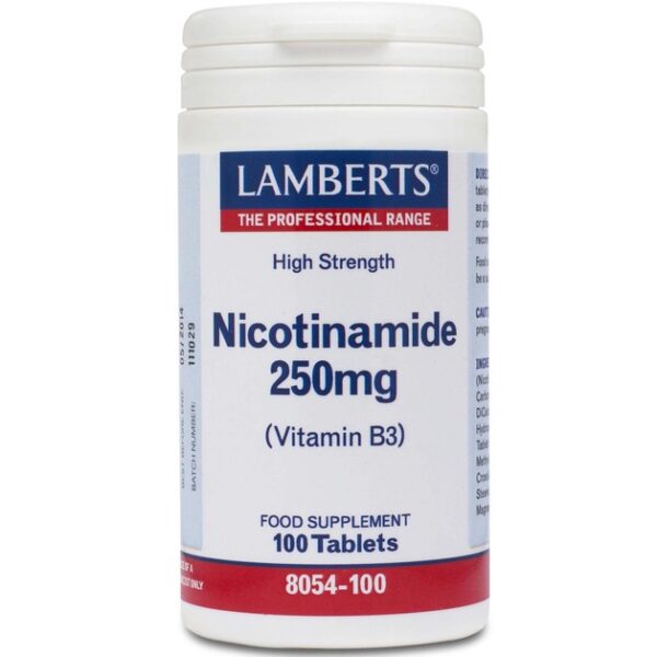 Lamberts Nicotinamide 250mg 100 tabs
