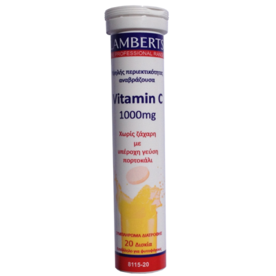 Lamberts Vitamin C Effervesce 1000mg 20 tabs
