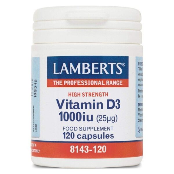 Lamberts Vitamin D3 1000iu 120 tabs
