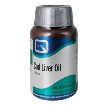 Quest Cod Liver Oil 1000mg With Vitamins A