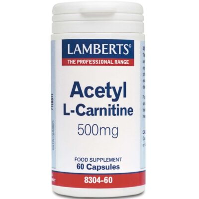 Lamberts Acetyl L-Carnitine 500mg 60 tabs