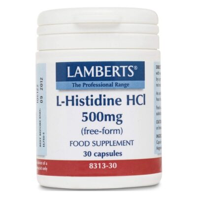 Lamberts L-Histidine HC 500mg 30 caps