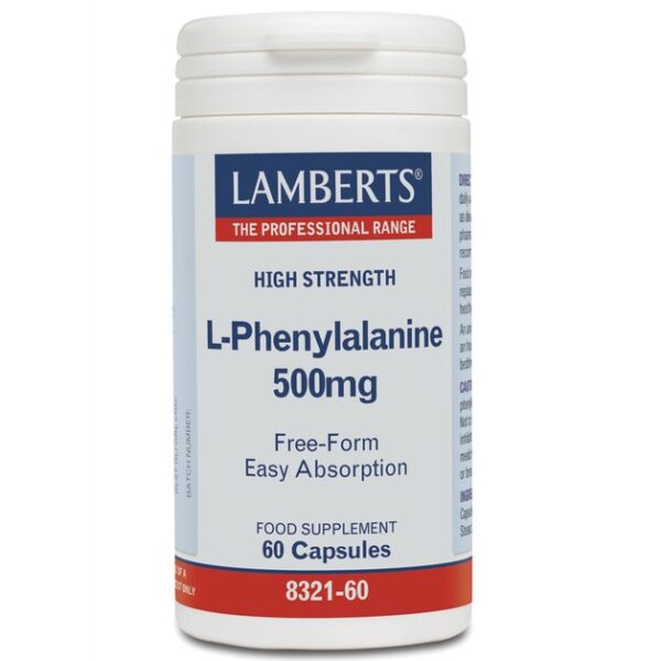 Lamberts L-Phenylalanine 500mg 60 tabs