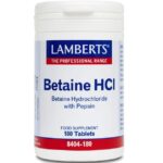 Lamberts Betaine HCI 324mg/Pepsin 5mg 180 tabs