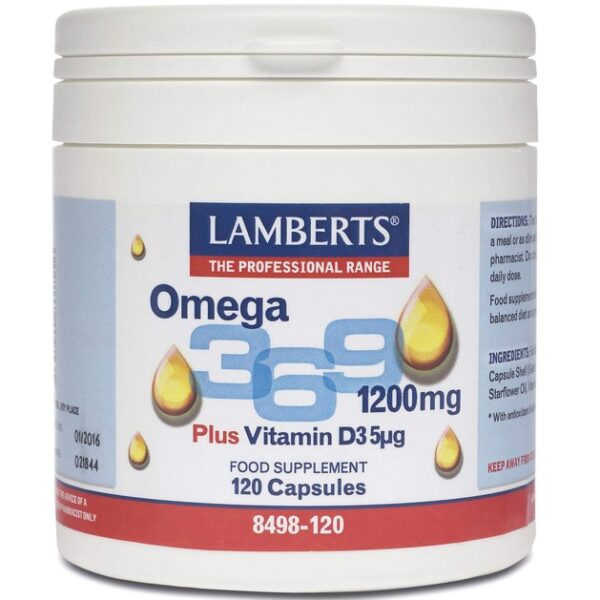 Lamberts Omega 3-6-9 1200mg 120 tabs