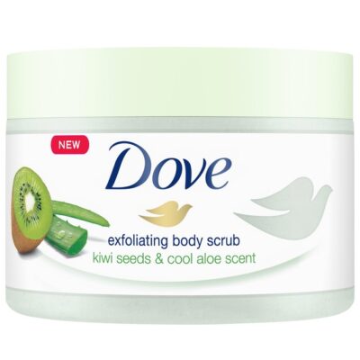 Dove Kiwi Seeds & Cool Aloe Scent Exfoliating Body Scrub Απολέπιση Σώματος που Αναδεικνύει τη Χαμένη Λάμψη της Επιδερμίδας 225ml