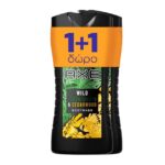 Axe Wild Green Mojito Cedarwood Αφρόλουτρο Από Φρέσκιες Νότες Εσπεριδοειδών Δυόσμου και Κέδρου 2x400ml