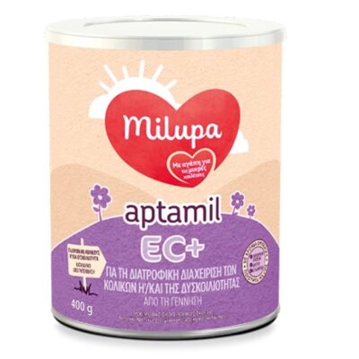 Milupa Aptamil EC+ για την Διατροφική Διαχείριση των Κολικών & της Δυσκοιλιότητας 400gr