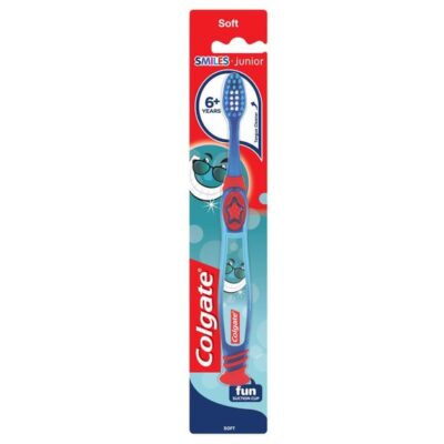 Colgate Smiles Junior Soft 6+ Years Οδοντόβουρτσα Μαλακή Σχεδιασμένη για τις Ανάγκες των Παιδιών 6 Χρονών και Άνω 1 Τεμάχιο