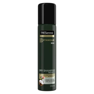 TRESemme Botanique Dry Shampoo Refresh Ξηρό Σαμπουάν Εμπλουτισμένο με Καρύδα & Νερό Κάκτου για Φυσικό Αποτέλεσμα 250ml