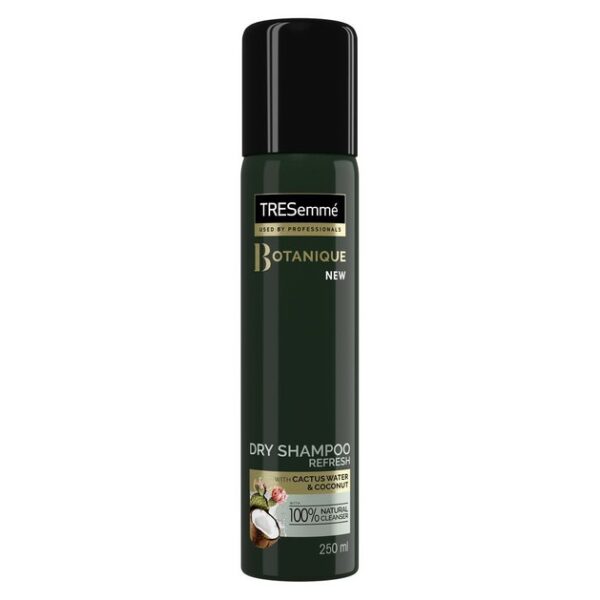 TRESemme Botanique Dry Shampoo Refresh Ξηρό Σαμπουάν Εμπλουτισμένο με Καρύδα & Νερό Κάκτου για Φυσικό Αποτέλεσμα 250ml