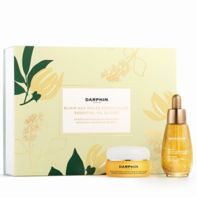 Darphin Essential Oil Elixirs Botanical Nourishing Secrets Set 8-Flower Golden Nectar 30ml & Aromatic Cleansing Balm 40ml