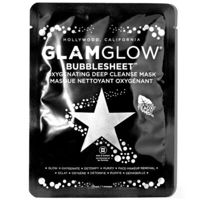 Glamglow Bubblesheet Oxygenating Deep Cleanse Mask Καθαριστική Μάσκα που Αφροποιείται 1τμχ