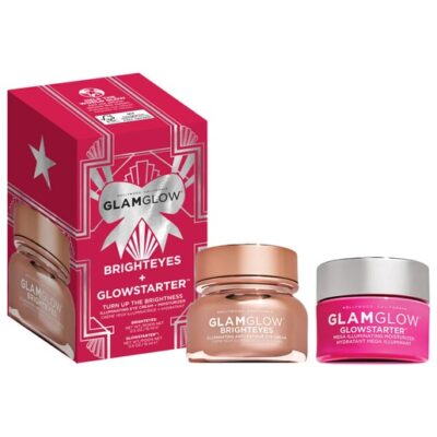 Glamglow Turn on the Brightness Set Brighteyes Cream 15ml & Glowstarter Moisturizer 15ml