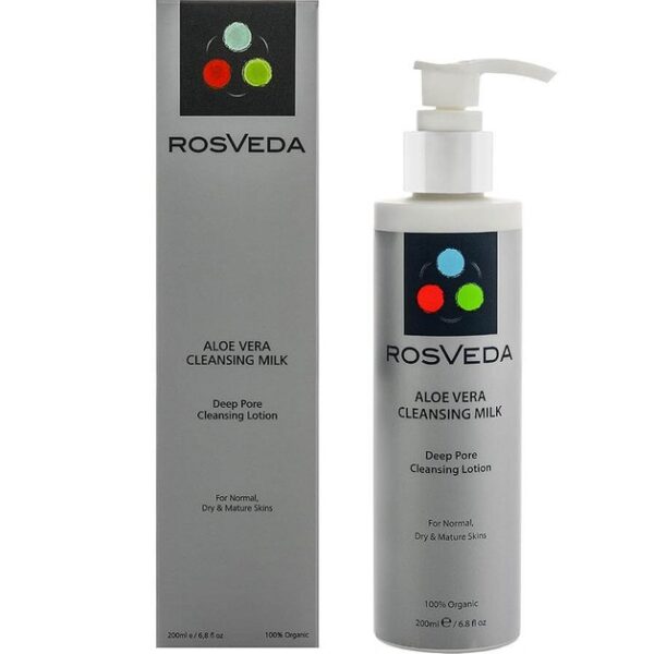 RosVeda Aloe Vera Cleansing Milk 100% Φυτική Σύνθεση