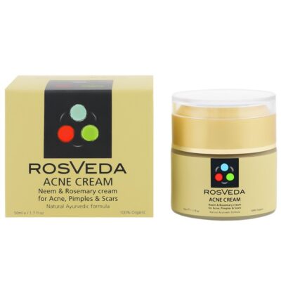 RosVeda Acne Cream 100% Φυτική Σύνθεση Κατά της Ακμής