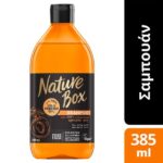 Nature Box Shampoo with 100% Cold Pressed Apricot Oil Θρεπτικό Σαμπουάν Για Λάμψη και Απαλότητα Μαλλιών 385ml