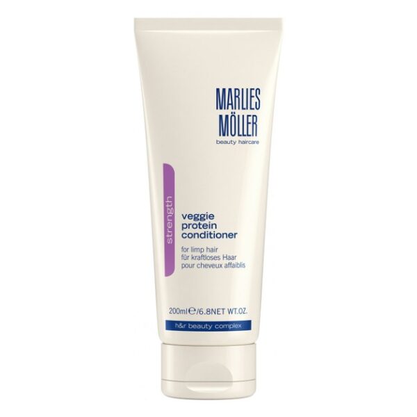 Marlies Moller Strength Veggie Protein Conditioner Μαλακτική Κρέμα για Μαλλιά Άτονα & Λεπτά Χωρίς Ενέργεια 200ml