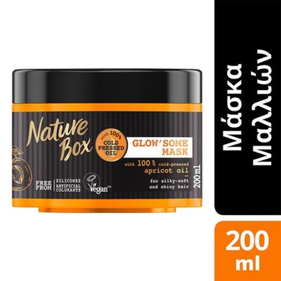 Nature Box Glow'Some Mask Apricot για Λάμψη με Έλαιο Βερίκοκου 200 ml