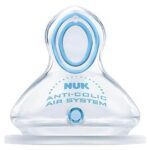 Nuk First Choice Plus Θηλή Σιλικόνης Μεγέθους 1 (0-6 Μηνών) Medium Οπή για Γάλα 1τμχ