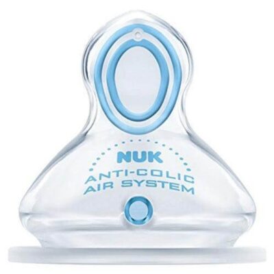 Nuk First Choice Plus Θηλή Σιλικόνης Μεγέθους 1 (0-6 Μηνών) Medium Οπή για Γάλα 1τμχ