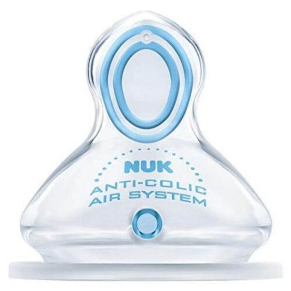 Nuk First Choice Plus Θηλή Σιλικόνης Μεγέθους 1 (0-6 Μηνών) Medium Οπή για Γάλα 1τμχ