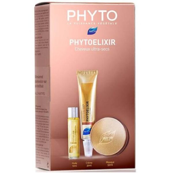 Phyto Πακέτο Προσφοράς Phytoelixir Huile 10ml & Cleansing Cream 30ml & Masque 50ml Very Dry Hair