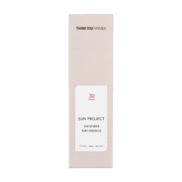 Thank You Farmer Sun Project Shimmer Sun Essence Spf30 Αντηλιακό essence λάμψης με λευκαντικές και αντιγηραντικές ιδιότητες 40ml