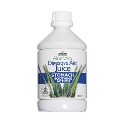 Optima Aloe Vera Juice Digestive Aid 100% Φυσικός Χυμός Αλόης 500ml