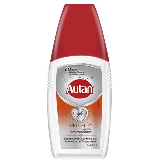Autan Protect Εντομοαπωθητικό Γαλάκτωμα για Προστασία Από Κουνούπια & Τσιμπούρια 100ml