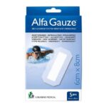 Alfa Gauze Αποστειρωμένο Αδιάβροχο Αυτοκόλλητο Επίθεμα 5pcs