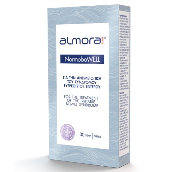 Almora Plus® NormoboWELL για την Αντιμετώπιση των Συμπτωμάτων του Συνδρόμου Ευερέθιστου Εντέρου 30tabs