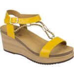 Scholl Shoes Blanche Ώχρα Γυναικεία Ανατομικά Παπούτσια Χαρίζουν Σωστή Στάση & Φυσικό Χωρίς Πόνο Βάδισμα 1 Ζευγάρι
