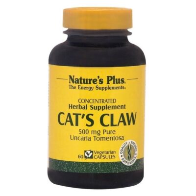 Nature's Plus Cat's Claw 500mg Αντιμετώπιση των Αλλεργιών & των Φλεγμονών 60vcaps