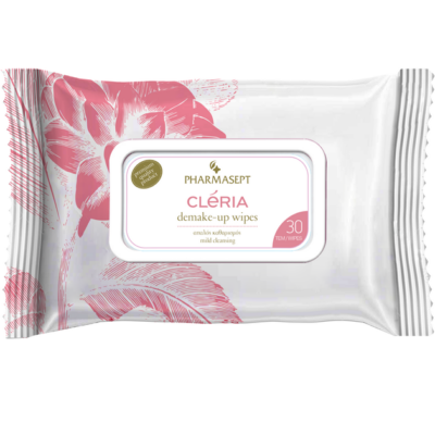Pharmasept Cleria Demake – Up Wipes 30τεμάχια