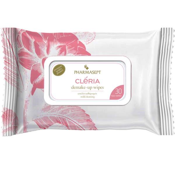 Pharmasept Cleria Demake – Up Wipes 30τεμάχια