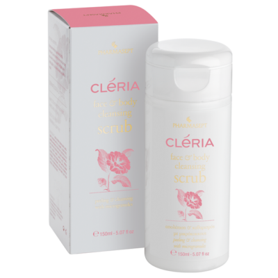 Pharmasept Cleria Face & Body Cleansing Scrub Βαθύς Καθαρισμός & Απολέπιση 150ml