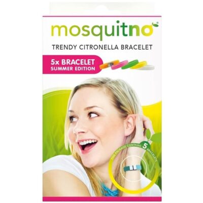 MosquitNo Trendy Citronella Bracelet Summer Edition