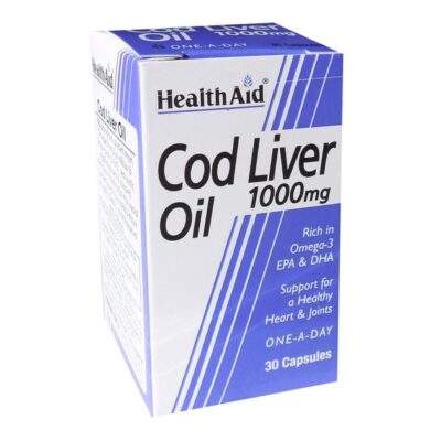 Health Aid Cod Liver Oil 1000mg 30caps