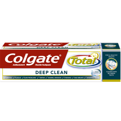 Colgate Total Interdental Deep Clean Φθοριούχος Οδοντόκρεμα 75ml