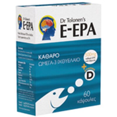 E - EPA Πλούσια Πηγή Ιχθυέλαιου 60 caps
