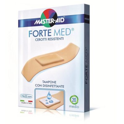 Master Aid Forte Med Στενά (78x20mm) & Φαρδιά (78x26mm) 20 strip